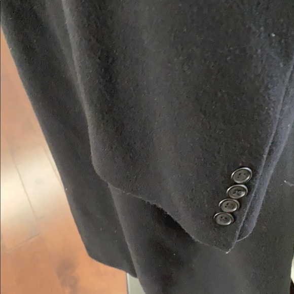 London Fog | Black Wool full length coat - Picture 2 of 6